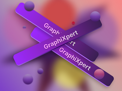 GraphiXpert - Creative Exploration 3d animation branding graphic design logo motion graphics ui