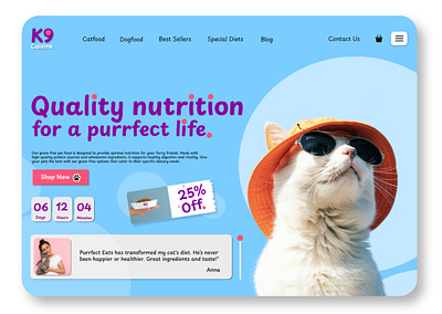 PETFOOD WEBSITE DESIGN |UIUX | WEB DESIGN pet website ui uiux web development webdesign website design