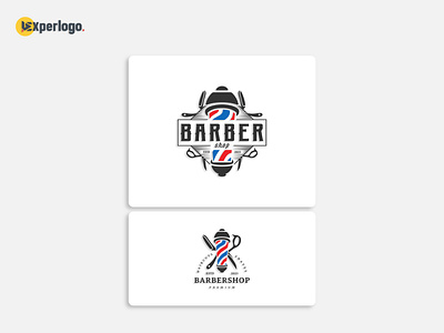 Vintage Barbershop logo design