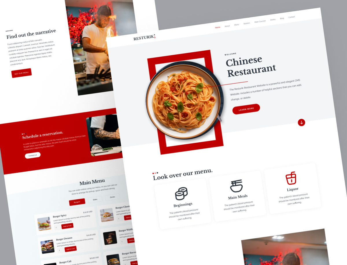 Fine Dining & Culinary Experience Website fine dining fine dining restaurant food italian landing page restaurant uiux user interface web design website