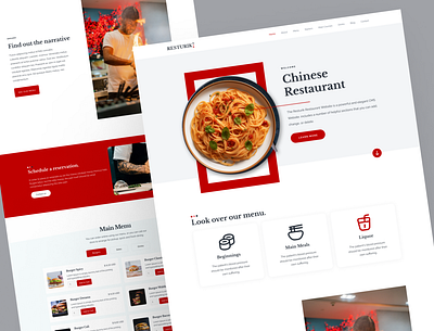 Fine Dining & Culinary Experience Website fine dining fine dining restaurant food italian landing page restaurant uiux user interface web design website