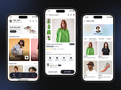 eCommerce Marketplace App app design app ui eommerce marketplace app ui marketplace app ui multi vendor app ui multi vendor marketplace app ui ux webkul webkul design