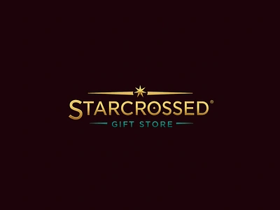 StarCrossed-Gift-Store-Logo-08 app branding design graphic design illustration logo logos typography ui vector