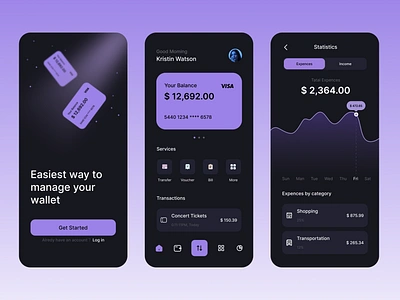 Finance App ui