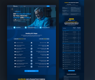 Modern Website Sub Pages for Real Estate adobe xd branding dark mode design design illustration landing page design real estate ui ux design ui design ui ux design web design website design