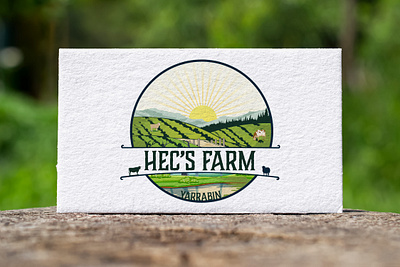 2 concepts of FARM LOGO DESIGN brand identity branding graphic design illustration logo