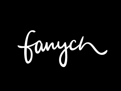 Fanych lettering logo branding design graphic design illustration lettering logo typography vector