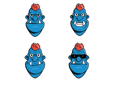 Ooogr mascot branding design graphic design illustration vector