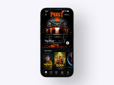 Movie App UI Design app design designer mobileappdesign movieapp movieui movieuidesign productdesign ui uiconcept uidesign ux uxdesign