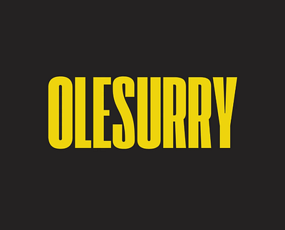 OleSurry: The Correct Pronunciation Revealed! art brand brand name brandidentity business design designer ecommerce elegance greeting cards nametutorial olesurry poster simplicity small business tshirts