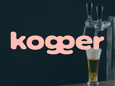 Kogger alchohol logo branding custom font design g lettermark grafiko labs graphic design hitech logo illustration logo logo design minimal minimal logo minimalist minimalist logo mockup modern logo modern mockup simple logo wordmark