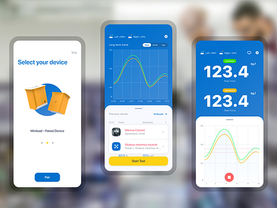 Level up your strength assessment app design ios mobile sport app ui ux