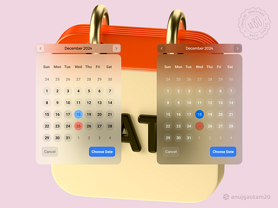 #DailyUI Challenge #080: Date Picker 080 app creativity dailyui dailyui challenge date picker design graphic design illustration interactive popular trending ui ui design usablity userexperience userflow userinterface ux