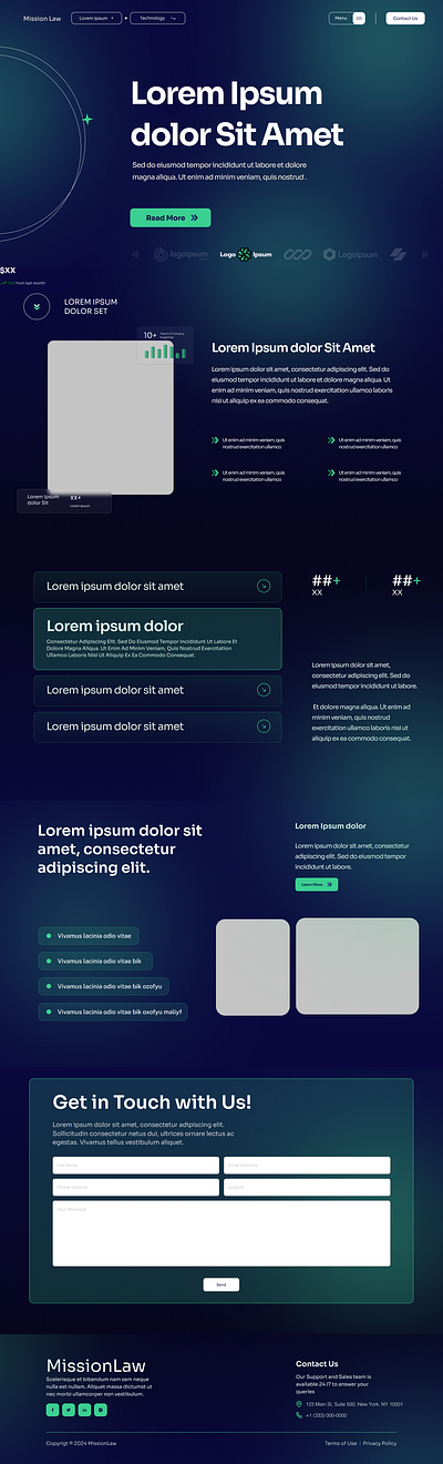 Techy template branding ui