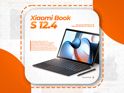 Modern Tech & Gadgets Social Media Designs - Xiaomi simple tech product social media