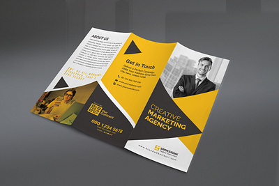 Tri-Fold Brochure brochure company flyer graphic design trifold trifold template