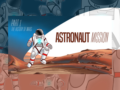 2D Character Animation with Chapter Title : Astronaut Mission adventure animation concept art keyframe storyboard