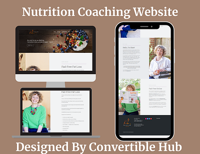 A Nutritional Coaching Website I Designed On WordPress branding coaching design doctors funnel graphic design hospitality illustration logo motivation nutrition ui website