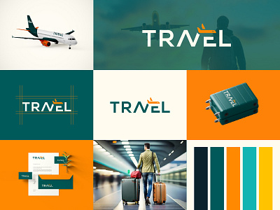 Travel Airline Logo Design | Agency Tour Logo Design branding branding logo design gradeint graphic design iconic iconic logo identity illustration logo logo design modern tour travel logo turist logo