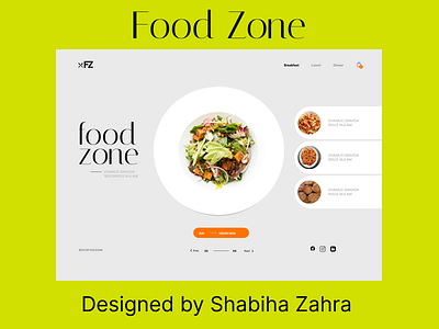 F designinspiration flavorsoftheworld foodzone ui ux foodzone