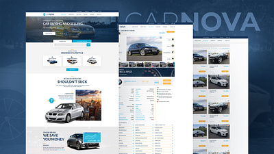 Carnova app branding car design development graphic design logo ui ux web website