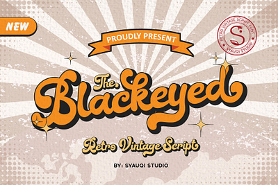 The Blackeyed Font - Vintage Retro Script Style classicfonts designfonts fontart fontdesign fontinspiration fontoftheday handcraftedfonts letteringdesign oldschoolfonts retro font retro vintage retrofont retrotypography typographyaddict typographydesign typographylovers vintage font vintagefont vintagetypography