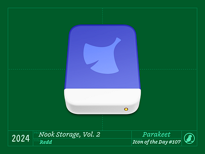 Icon of the Day #107 animal crossing design ginkgo hard drive icon icons macos redd