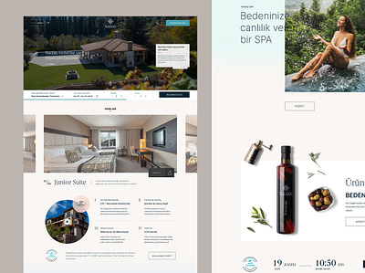 Nadas Hotel Mobile Website Design branding graphic design product ui ux web design