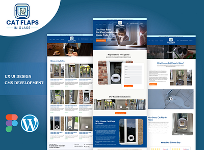 UI UX Design & Wordpress CMS Development cms figma ui ui design ux ux design web development website website design website development wordpress