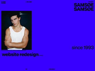 SAMSØE SAMSØE Website | Clothing Brand brand clothing clothing brand design graphic design landing page samsoe store typography ui ux web web design website