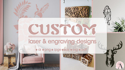 Laser & engraving design design graphic design illustratio illustration vector