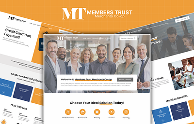 Web Design for Members Trust | Empowering Small Businesses branding design development illustration logo members trust ui ux web webdesign website