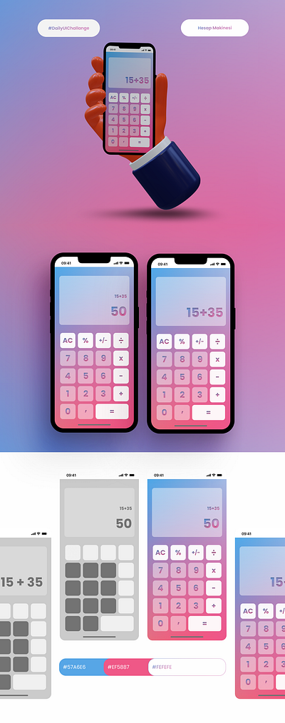 Mobile UI Design: Calculator UI Page #UIX101 #DailyUI004 calculator calculator page calculator screen design calculator screen uı calculator uı calculator uı design daily uı daily uı 004 daily uı challange mobile uı mobile uı design ui user interface user interface design uı design uıx uıx101