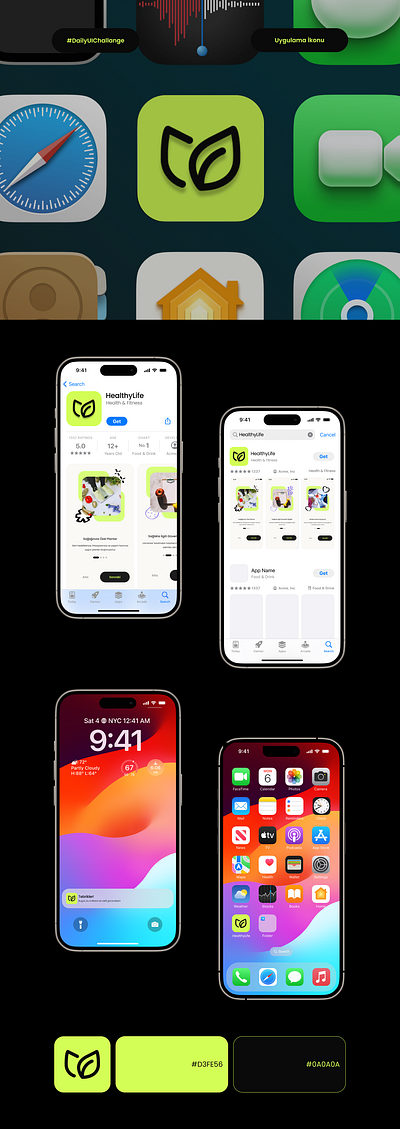 App İcon Design #UIX101 #DailyUI005 app icon app icon design branding daily ui challange daily uı daily uı 005 healthy life healthy life app icon design uı 005 uı challange
