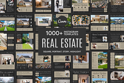 Real Estate Instagram Template 3d animation branding design graphic design illustration instagram branding instagram content instagram engagement instagram post instagram story logo real estate branding real estate content real estate instagram template real estate marketing real state engagement ui ux vector