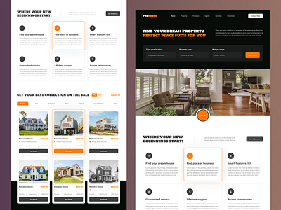 Real Estate Landing Page apartment architecture building creative design dribbble 2024 explore house home page ui minimal layout design minimalist property management property website real estate real estate agency real estate agent real estate website uiux design user experience user interface website landing page website template design