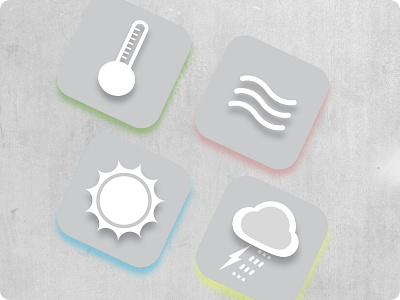 Web icons for weather forecast website and app ) icon ui ux uxui design weather icons web design web icons