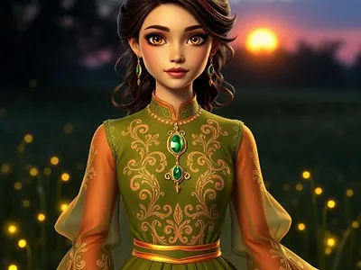 Alsa: The Enchanted Guardian of the Meadow 3d art work behance blender character character design character illustration concept art design digital art digital illustration dribbble graphic design illustration render rendering