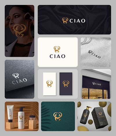 Ciao Cosmetics: A Fresh Brand Identity branding graphic design logo ui