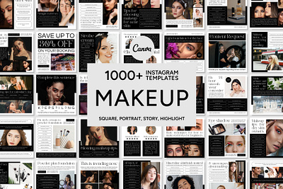 Makeup Instagram Template 3d animation branding design graphic design illustration logo makeup brand makeup branding makeup content makeup design makeup engagement makeup icon makeup instagram makeup marketing makeup post makeup story makeup template motion graphics ui