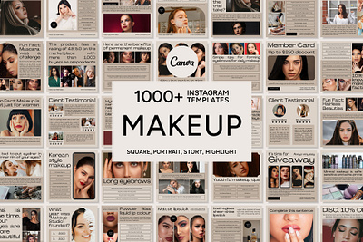 Makeup Canva Template 3d animation branding design graphic design illustration logo makeup brand makeup bundle makeup canva makeup canva template makeup design makeup icon makeup pack makeup post makeup story makeup template ui ux vector