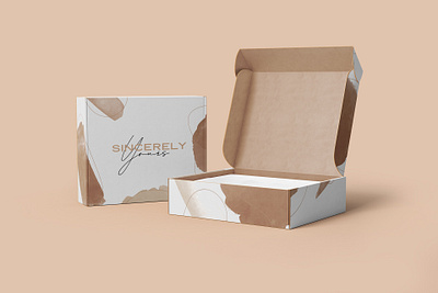 Sincerely Yours 3d mockup box design box label box packaging label design packaging design sincerely yours