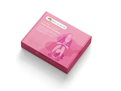 Mama Bear Mum Bum Soother box design box packaging label design mockup packaging design pregancy care product packaging