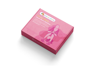 Mama Bear Mum Bum Soother box design box packaging label design mockup packaging design pregancy care product packaging