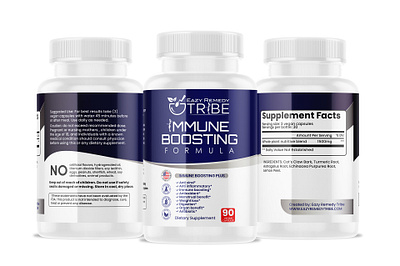 Immune Boosting Supplement label design mockup packaging design product packaging supplement supplement label supplement label design