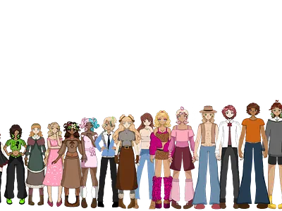 DRBT Cast Lineup character design design graphic design illustration