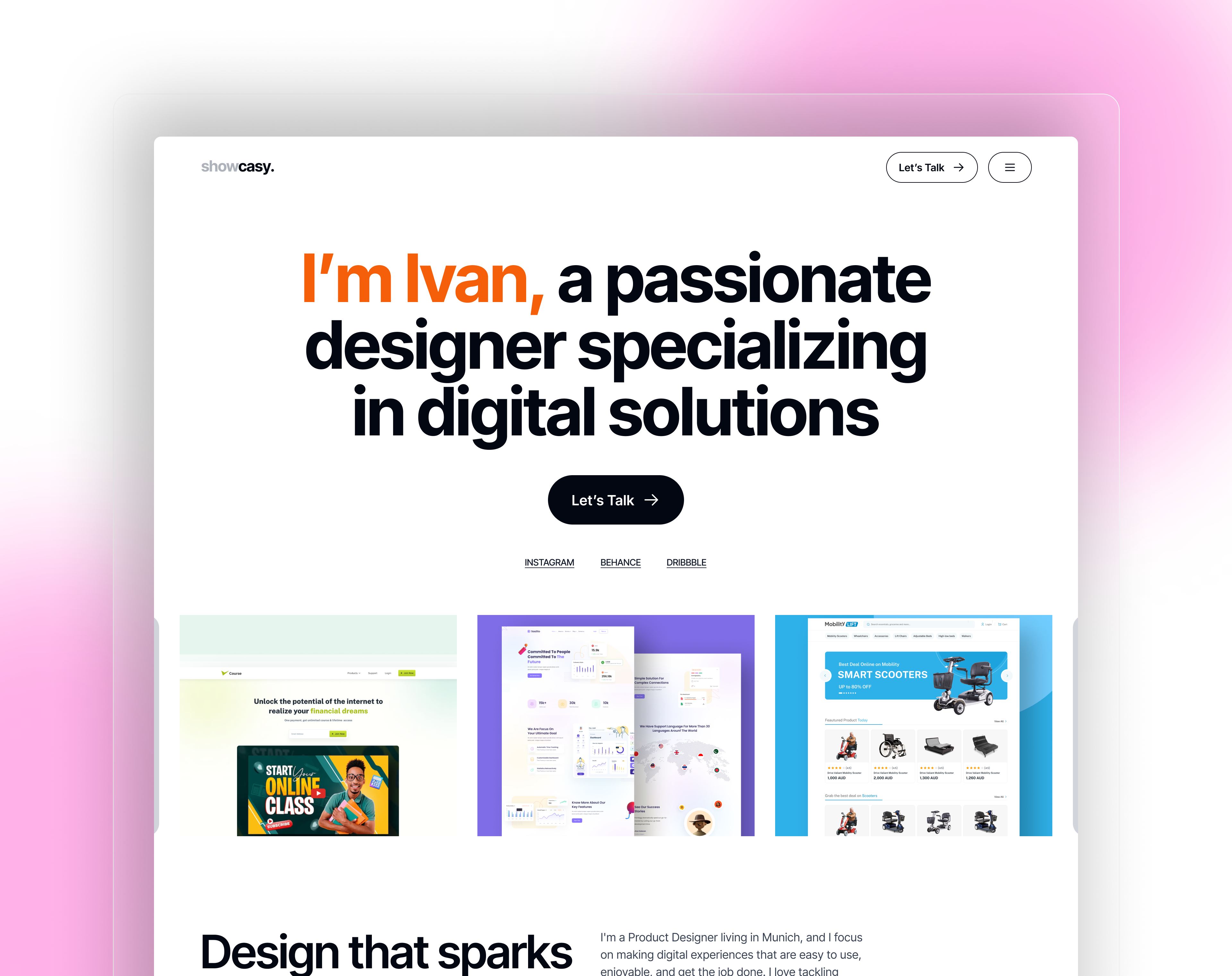 Trendy Portfolio Website Design latest portfolio website portfolio site portfolio website web design website design