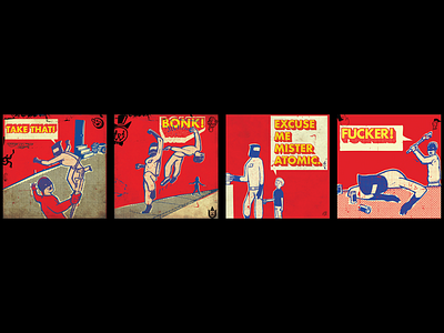 A Sequence of Events artwork branding comic concept contemporary illustration design graphic design graphic novel illustration logo super hero