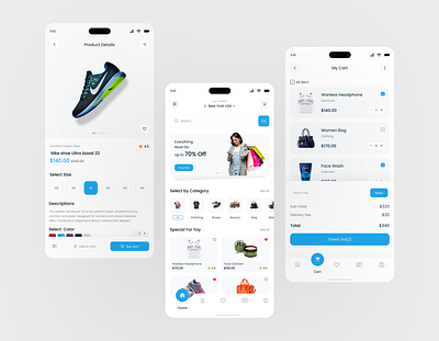 E-commerce Mobile App animation app design dipa inhouse ecommerce fashion item list marketplace mobile app mobile design onlineshop saas sell shop shopify shopping startup store ui design