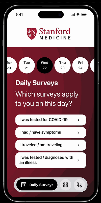 Prototype Stanford Medicine figma flow interaction prototype ui